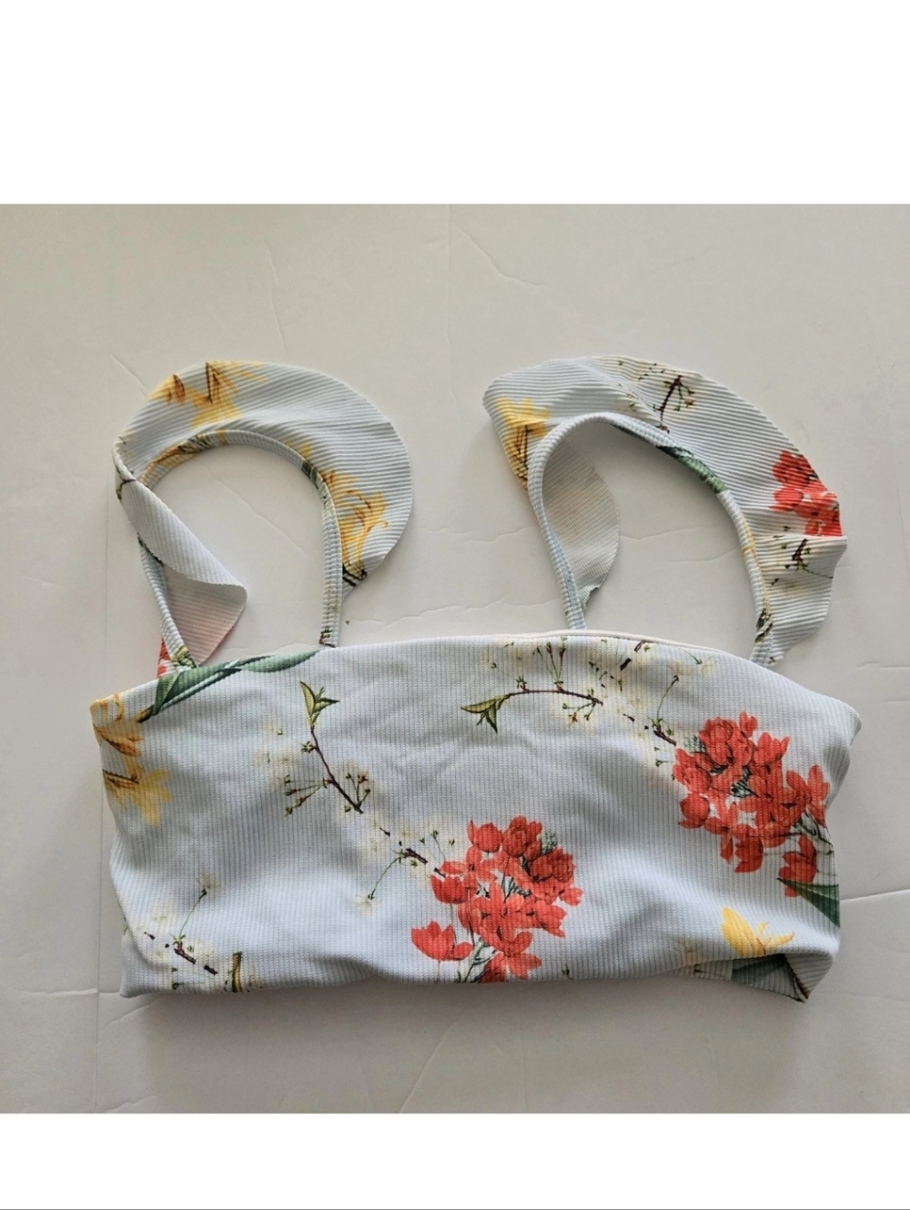 Agua Bendita Kiwi Cultivo Bandeau Bikini Top